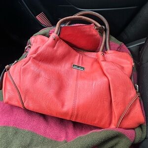 Jimmy Choo Red Leather Handbag